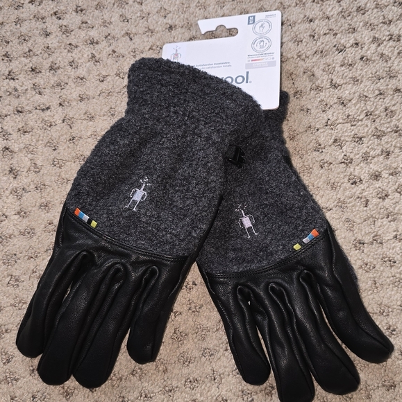 Smartwool Other - Smartwool leather and wool gloves